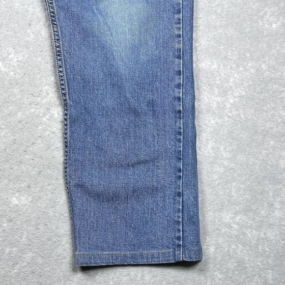 Levis 505 Jeans Mens Size 36 Blue Denim Jeans Regular Fit Straight - Picture 2 of 10